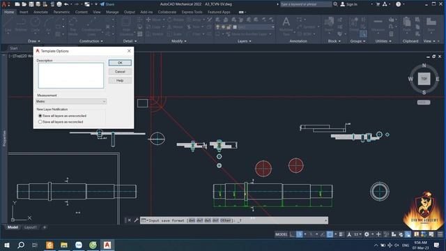 Thiết lập Bản vẽ mẫu Template trong AutoCAD Mechanical 2022 Part 1 смотреть онлайн