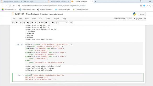 PYTHON DERSLERİ #17(Koşullu ifadeler-3) смотреть онлайн