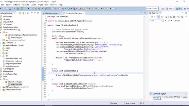 Advanced interactions with Appium (Long press) -- Part 9 (Appium with Java series) смотреть онлайн