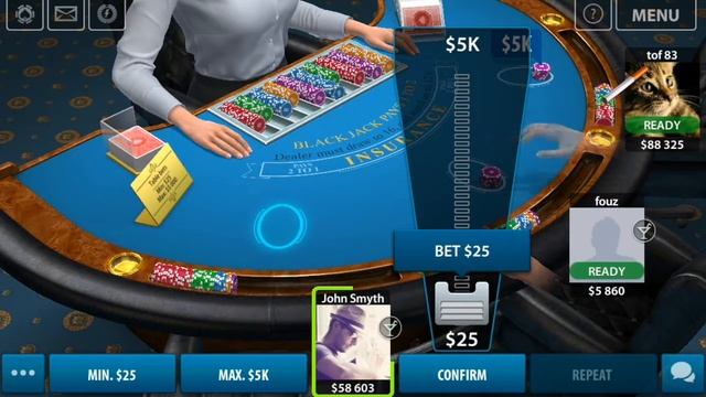 How To Place A Wager In 3D Blackjack. смотреть онлайн