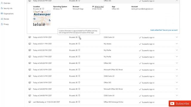 Microsoft Office 365 - How to Verify Recent Activity in Office 365 | Find My Sign-Ins in Office 36 смотреть онлайн