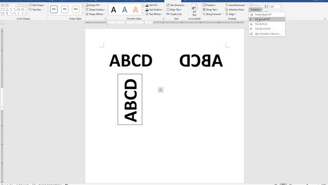 How to flip text horizontally in MS Word смотреть онлайн
