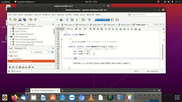 How to find the minimum and the maximum number in java смотреть онлайн