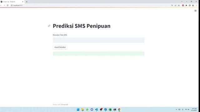 Tutotrial Python | Text Mining Deteksi SMS Penipuan Part 4 | Deployment Streamlit Share смотреть онлайн
