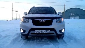 Светодиоды в габариты санта фе 2