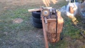 Станок по очистке труб от ржавчины #2 - из стиральной машины.