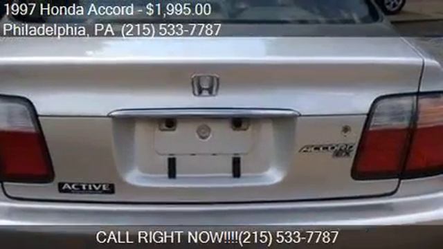 1997 Honda Accord EX 2dr Coupe for sale in Philadelphia, PA смотреть онлайн