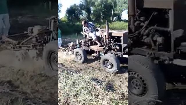 Транспортерная картофелекопалка с автономным приводом смотреть онлайн