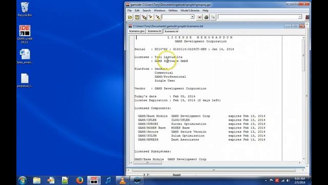 GAMS License File Installation and Component Review смотреть онлайн