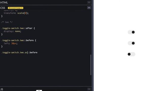 Custom Toggle Switch with CSS смотреть онлайн