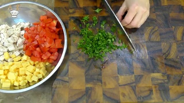 ?Очень вкусный БАВАРСКИЙ салат. Быстро, просто и без заморочек. Рецепт салата на все случаи жизни ? смотреть онлайн