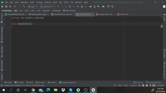 Android Studio (Kotlin) Manifest Permission смотреть онлайн