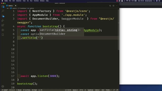 Como añadir Swagger a NestJS? смотреть онлайн