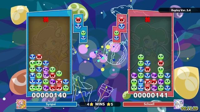 Puyo Puyo Tetris 2: Schoell vs Synpai [FT10] смотреть онлайн