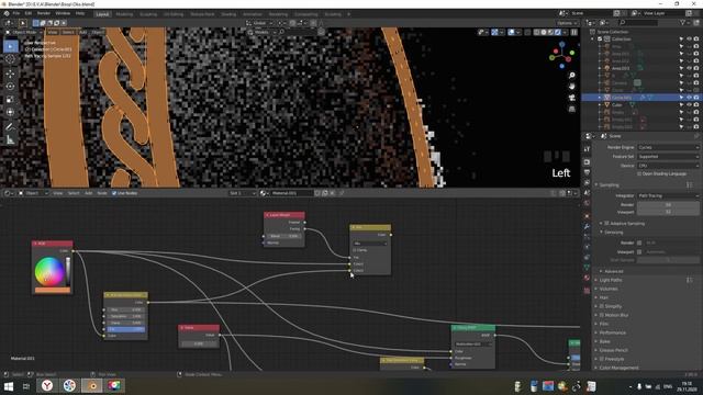 Blender 2.9 Материал золота смотреть онлайн