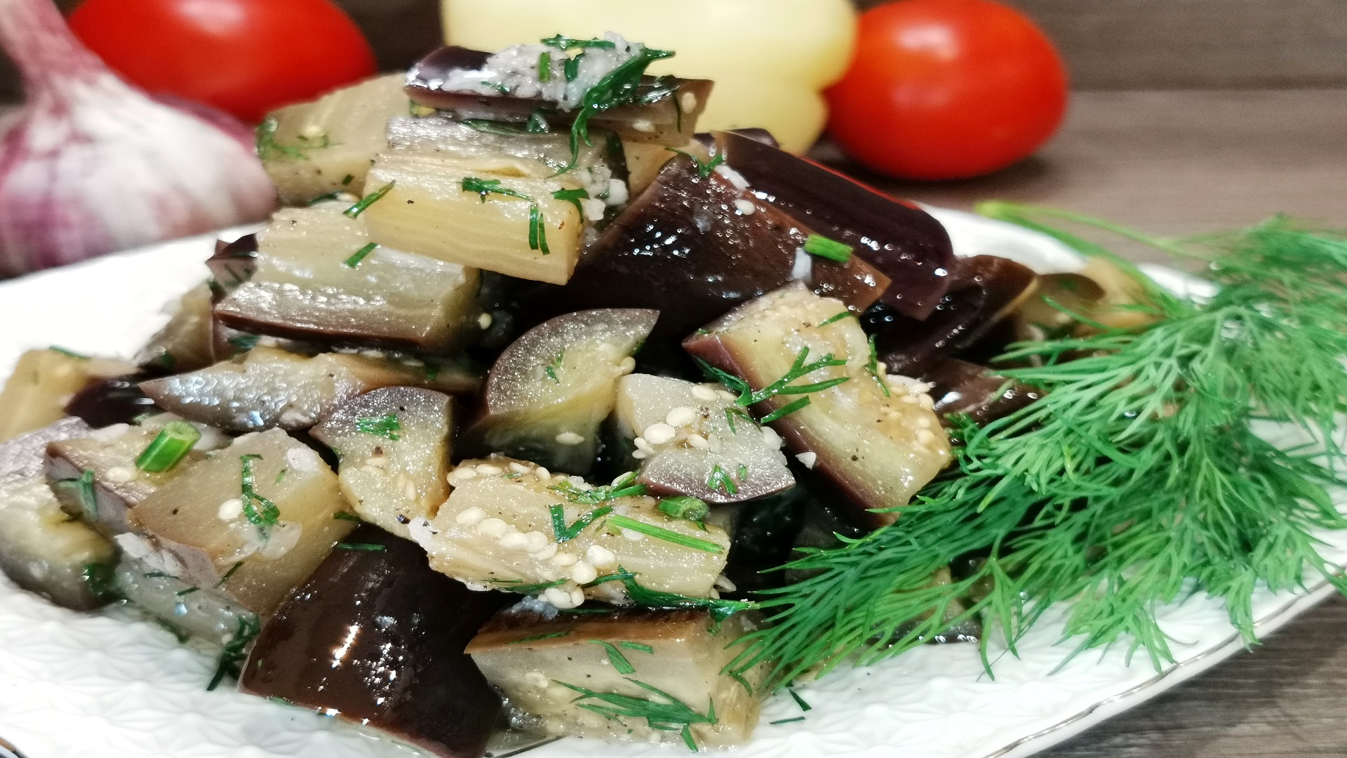 ??МАРИНОВАННЫЕ баклажаны как грибы! Сьедаются мгновенно! смотреть онлайн