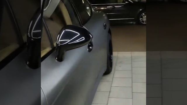 Porsche Panamera в пленке oracal 970-932 graphitmetallic matt смотреть онлайн