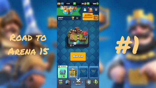 Epic Pro Road to Arena 15 in Clash Royale! #1 смотреть онлайн