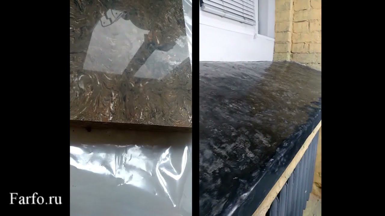 Подоконники из литьевого камня смотреть онлайн