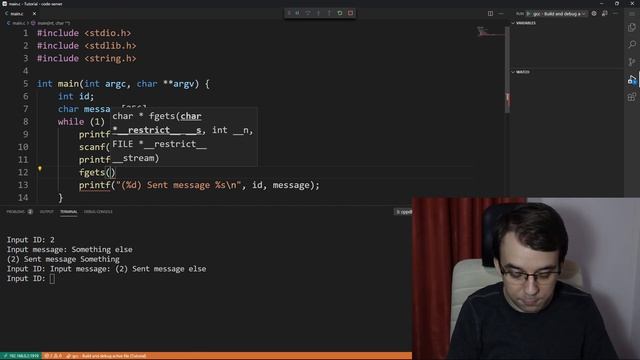 How to use scanf with fgets смотреть онлайн