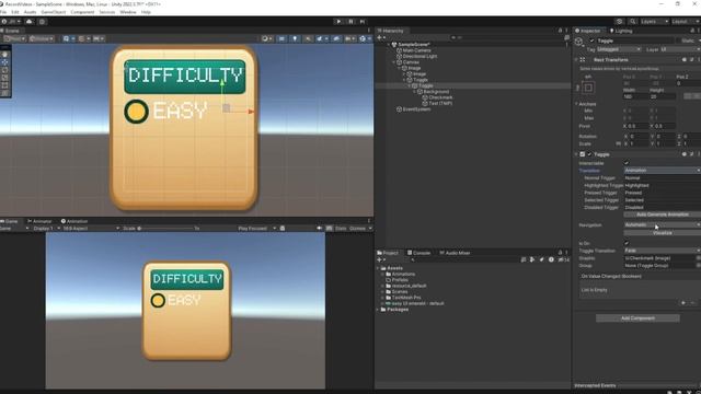Creating UI: Creating Toggles & Setting up Keyboard/Controller Support смотреть онлайн
