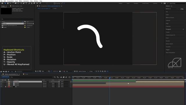 How to Create Infinity Loop Animation in After effects смотреть онлайн
