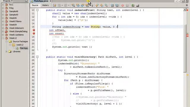 Week 13 Recursive Traversal of Directory Part 3 смотреть онлайн