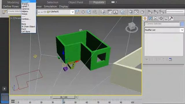 3dmax.как выделять объекты по категориям фильтр выделения