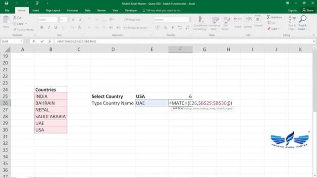 MATCH () Function In Excel (Mac & Windows) смотреть онлайн