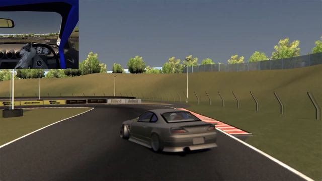 Drift in Assetto Corsa on silvia S15 with game steering wheel | Phonk Music смотреть онлайн