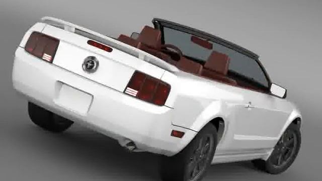 3D Model of Ford Mustang Convertible 2005 Review смотреть онлайн