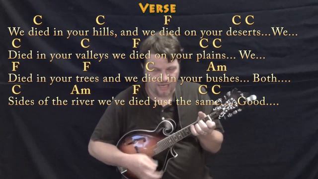 Deportee (Woody Guthrie) Mandolin Cover Lesson in C with Chords/Lyrics смотреть онлайн