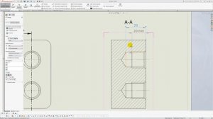 Solidworks. Урок 20.2 Простановка РЕЗЬБЫ по ГОСТ ЕСКД - создание чертежа