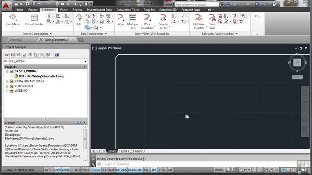 Autodesk AutoCAD Electrical 2014 Tutorial | Wires And Ladders смотреть онлайн