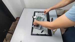 Полная разборка монитора HP V24i Complete disassembly of the HP V24i monitor