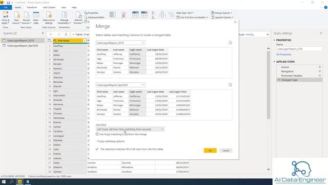 How to use Merge Queries in Power BI Query Editor смотреть онлайн