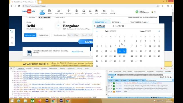 How to handle Calendar in Selenium WebDriver смотреть онлайн