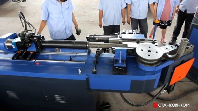 Работа трубогибочного станка Salbend NC76 смотреть онлайн