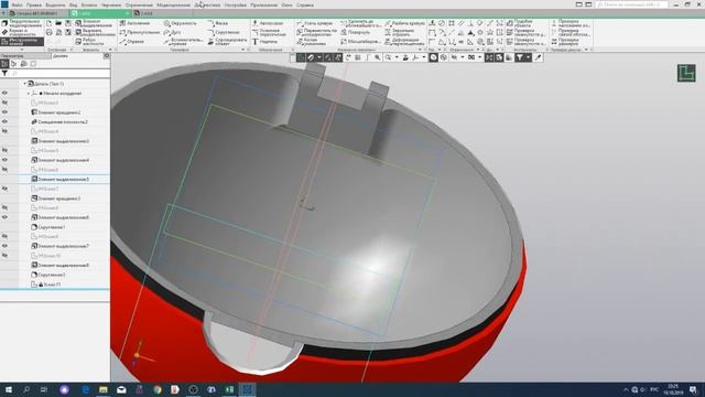 Компас 3д + keyshot. Создание покебола смотреть онлайн