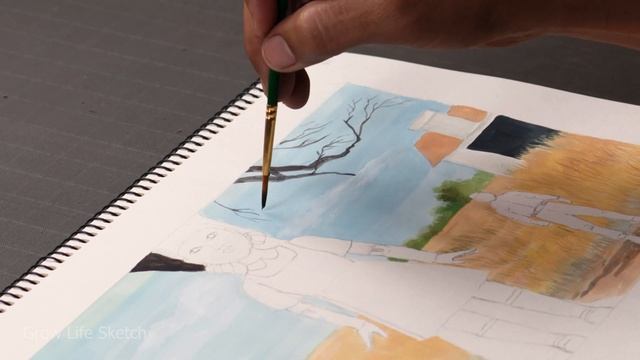 Squid Game Painting | How to paint Squid Game Doll Robot and Red Guards using watercolor смотреть онлайн