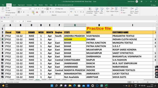 How to freeze columns and rows in excel || Learning tricks Hindi смотреть онлайн