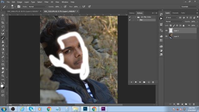 How to Change Skin Colour from Dark to Light in Photoshop || Photoshop Action смотреть онлайн