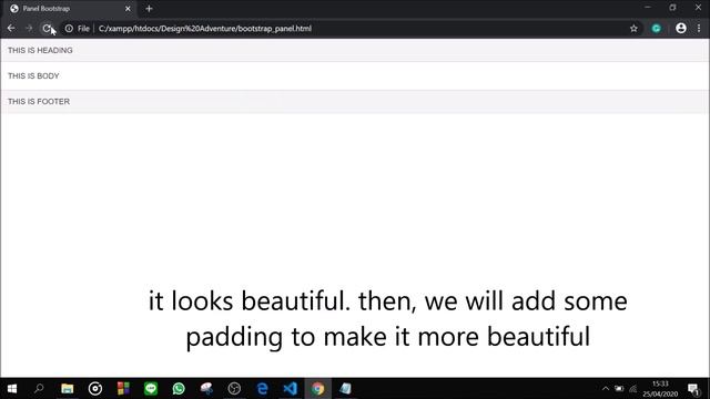 Making Bootstrap Panel - Bootstrap Tutorial смотреть онлайн