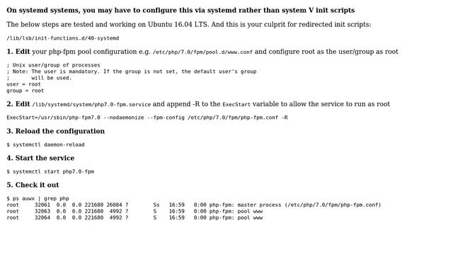 DevOps & SysAdmins: Start PHP-FPM with root option automatically (2 Solutions!!) смотреть онлайн