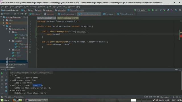 [Java Inventory System] Ep2 - Edit/List Feature + Exception Bubbling смотреть онлайн