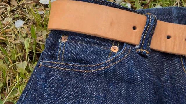 Samurai Jeans S710XX 19OZ + Sugar Cane Garrison Belt - Японские Джинсы, Которые Я Ношу Сейчас смотреть онлайн