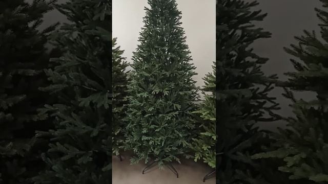 Елка искусственная "Грация" голубая, хвоя литая смотреть онлайн