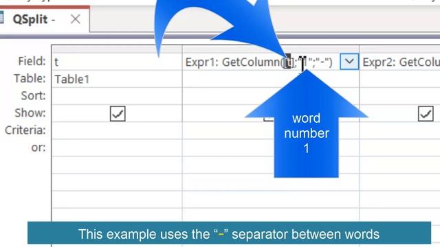 MS Access Split Text into Multiple Columns - split function With the download access file смотреть онлайн