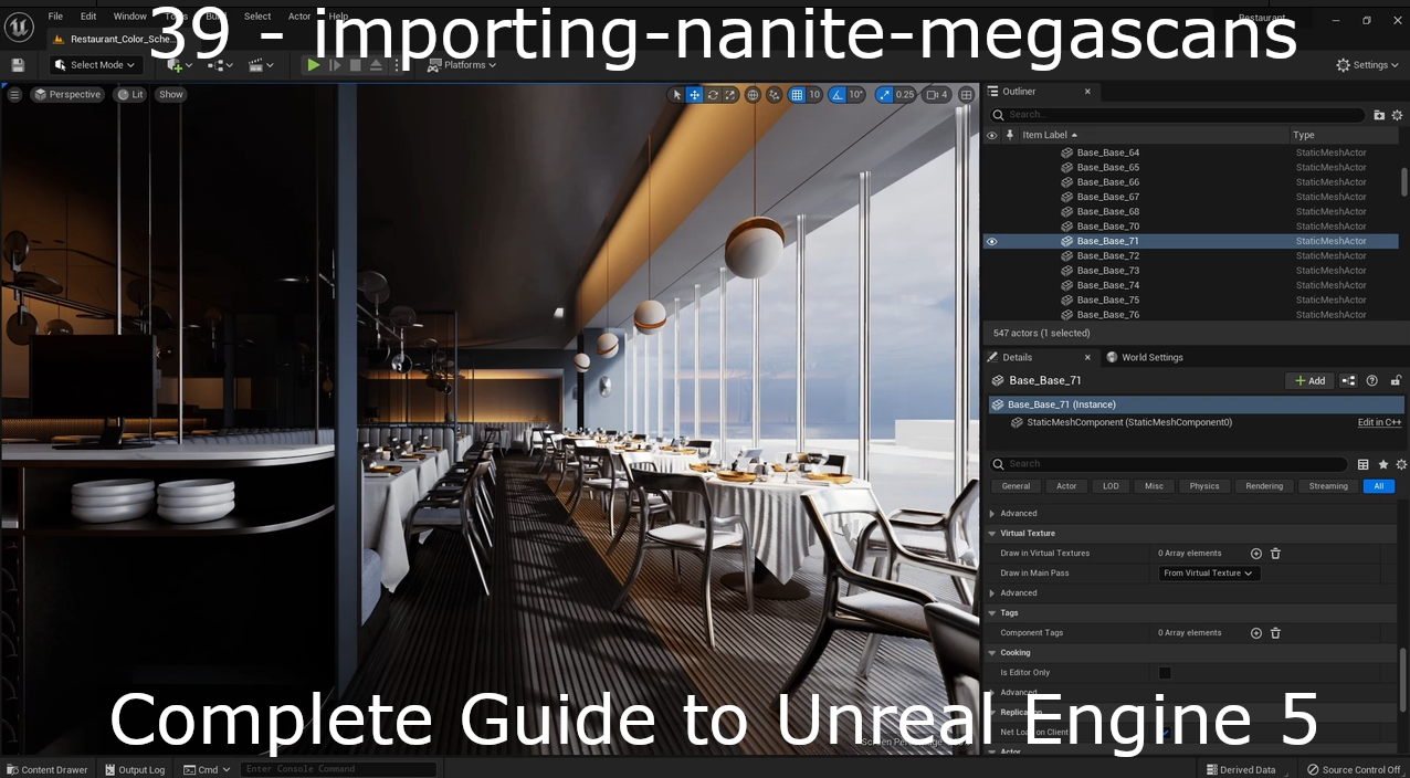 39 - Importing-nanite-megascans