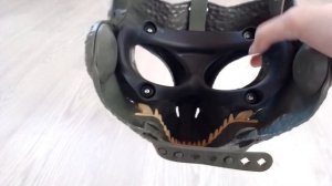 Обзор оригинальной маски раптора (blue)